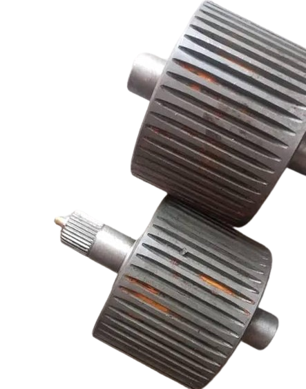 Roller system for ring die pellet-image